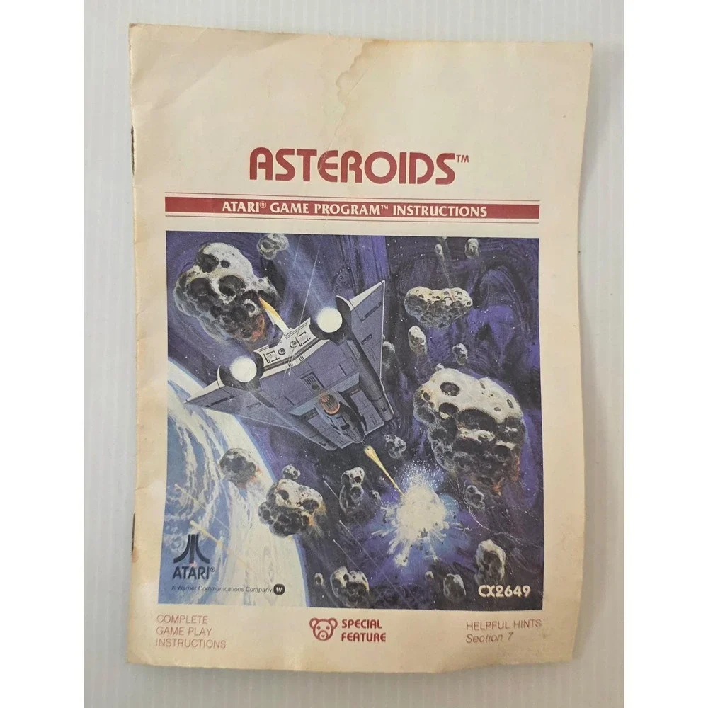 Vintage Atari Manuals Catalog Lot Defender Asteroids Breakout‎